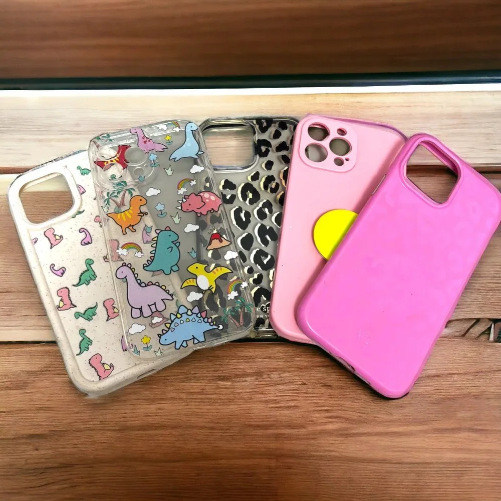 IPhone 13 Pro Max Cases 5 Pack Pink Leopard Dinosaur Cute Phone Case